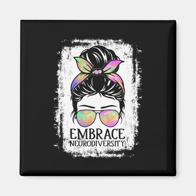 Íman Adotar Neurodiversidade Autismo Sensibilização Neu (Frente)