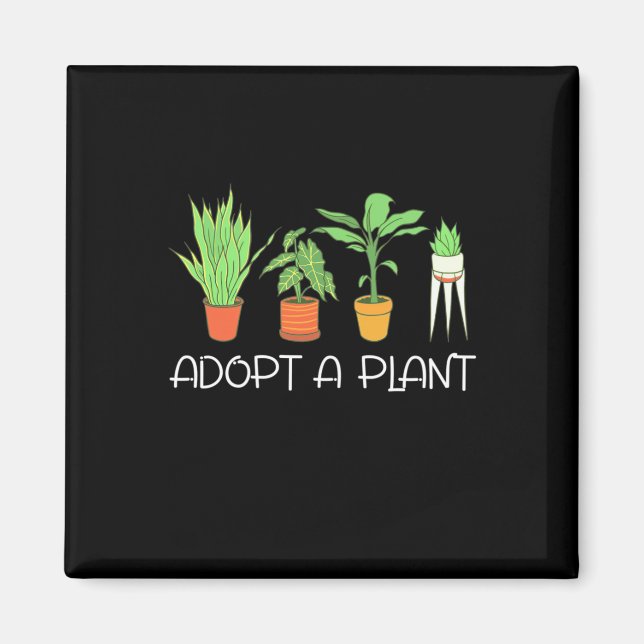 Íman Adotar Uma Planta (Frente)