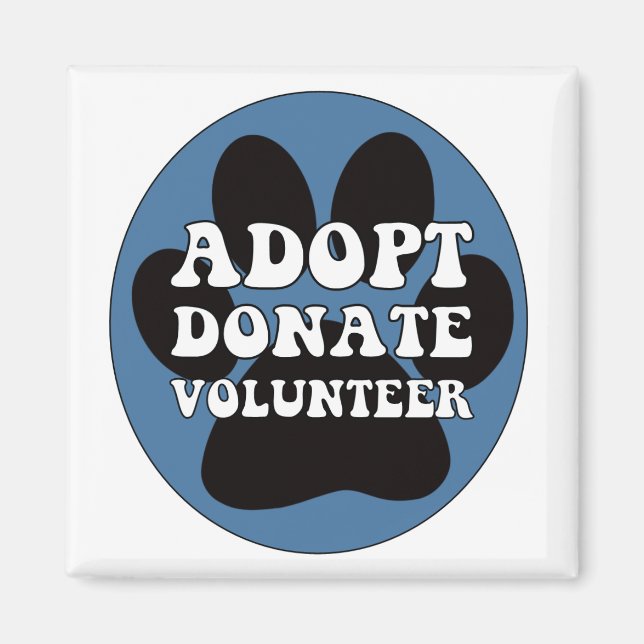Íman Adotar Voluntário doador (Frente)