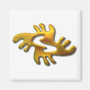 Íman Adrinkra-peace-gold
