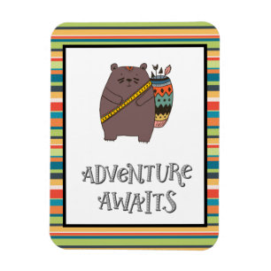 Íman Adventure Aguarda Urso Boho