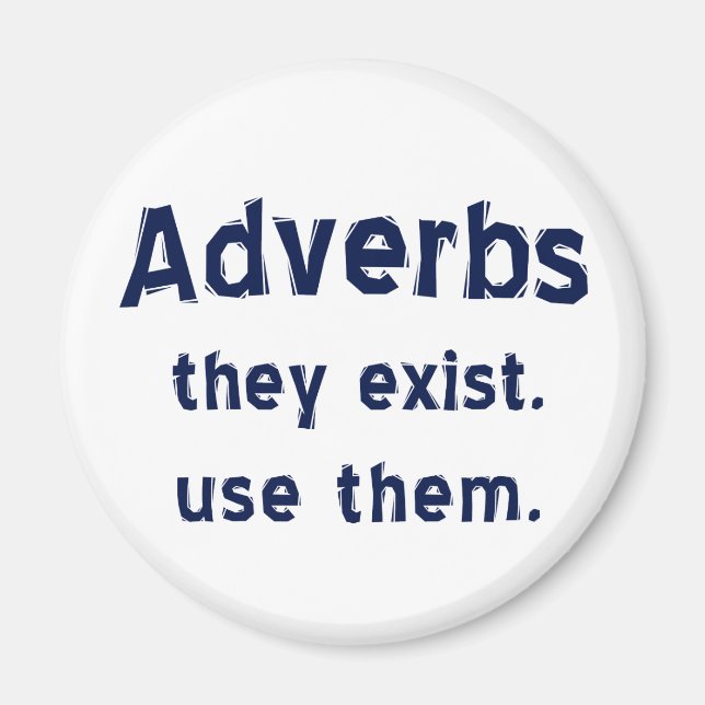 Íman Adverbs Existe Magnet (Frente)