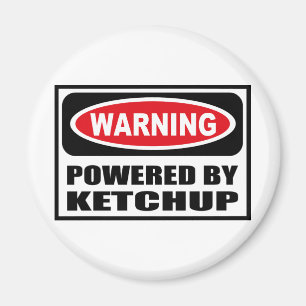 Íman Advertência PSTA pelo ímã da KETCHUP