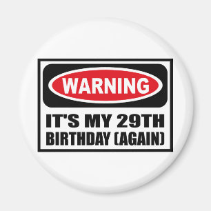 Íman Adverti-lo é MEU 29o ímã do ANIVERSÁRIO (OUTRA