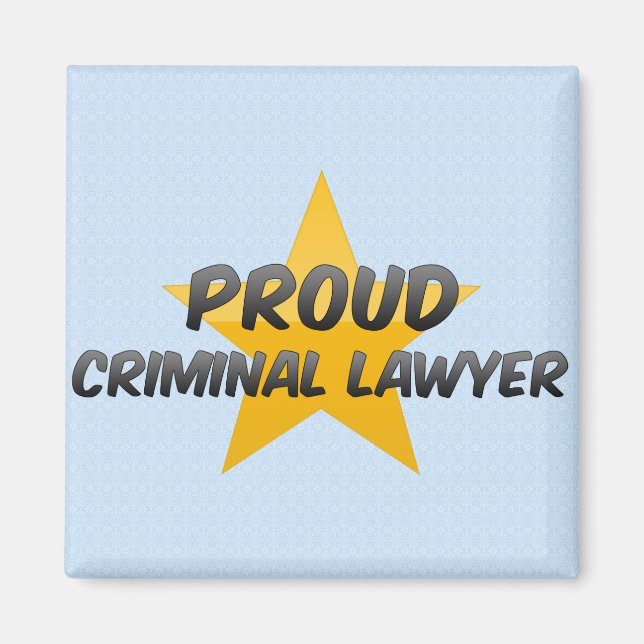 Íman Advogado Criminal Orgulhoso (Frente)