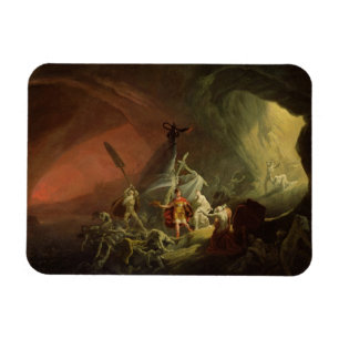 Íman Aeneas e o Sibyl, c.1800 (óleo em canvas)