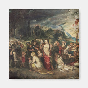 Íman Aeneas prepara-se para conduzir os Trojan no