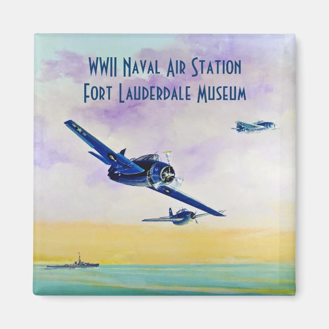 Íman Aeronave de Vintage - Salvar a Data (Frente)