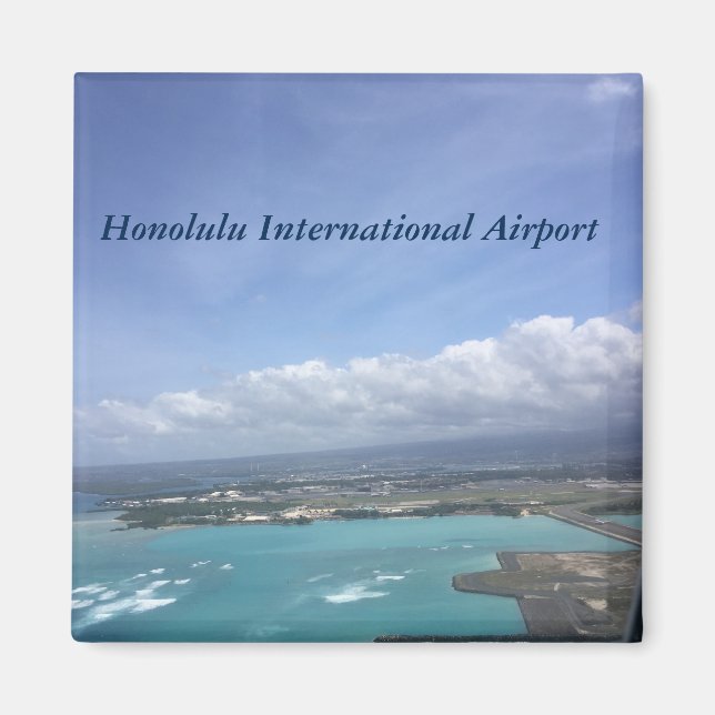 Íman Aeroporto Internacional HNL Honolulu (Frente)