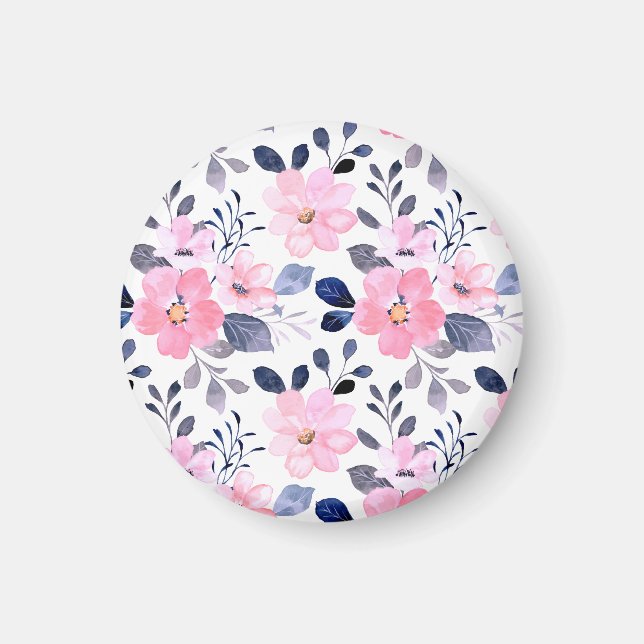 Íman Aesthetic Floral Magnet | Minimal Botanical Decor (Frente)