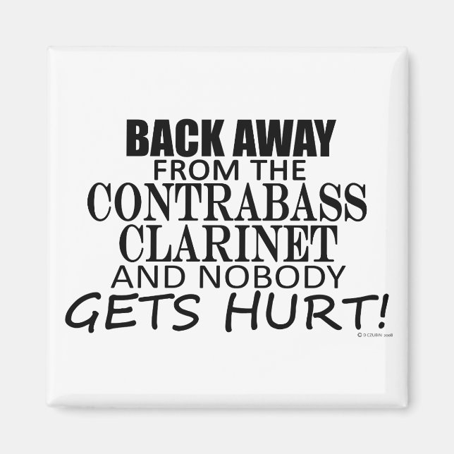 Íman Afastem-Se Da Clarinet Contrabass (Frente)