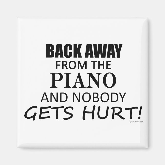 Íman Afastem-Se Do Piano (Frente)