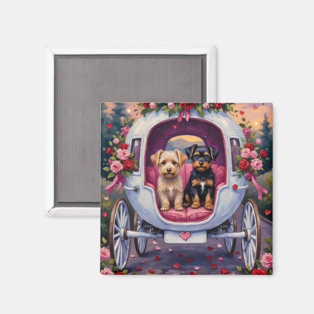 Íman Affenpinscher Dog Valentine's Day (Front/Back)