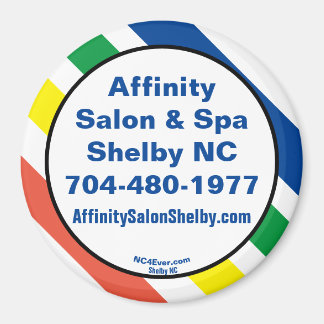 Íman Affinity Salon & Spa Refrigerator Magnet