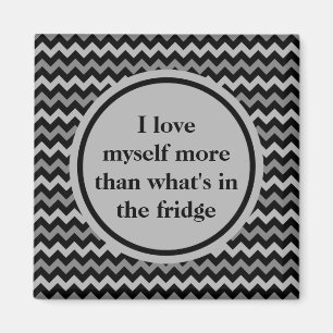 Íman Afirmação positiva da perda de peso no preto e n