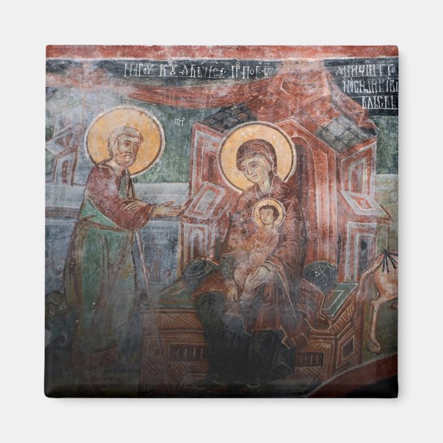 Íman Afrescos da Igreja Sérvia do Século XIV, 2 (Frente)
