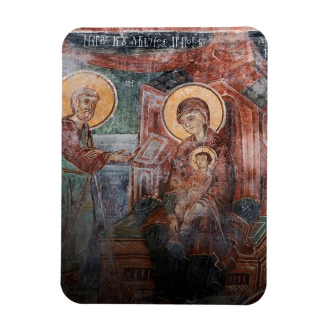Íman Afrescos da Igreja Sérvia do Século XIV, 2 (Vertical)
