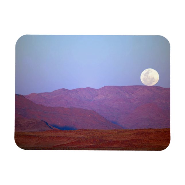 Íman África, Namíbia, Sossusvlei. Uma lua cheia repousa (Horizontal)