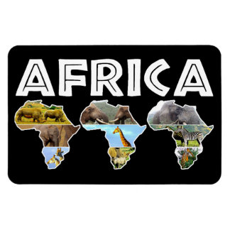 Íman África, Terra Selvagem Continente, Trio Collage Ma