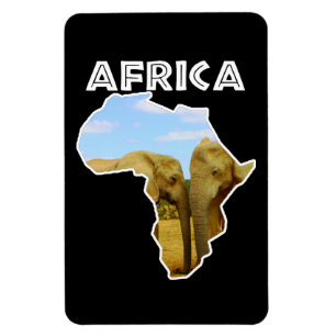 Íman África Vida Selvagem Continente Elefante Azul Céu
