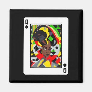 Íman African Queen Card Melanin Black Pride Blm Junetee