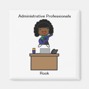 Íman AfricanAmerican administrativo da rocha dos