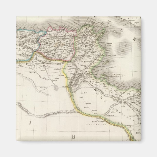 Íman Afrique Propre - Mapa do Atlas Africano (Frente)
