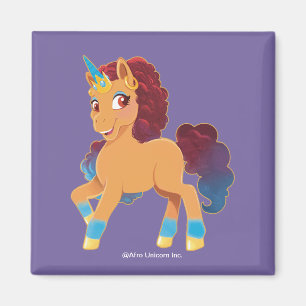 Íman Afro Unicorn Divino Prancing