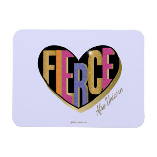Íman Afro Unicorn Fierce Heart Design