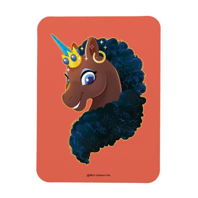 Íman Afro Unicorn | Magia (Vertical)