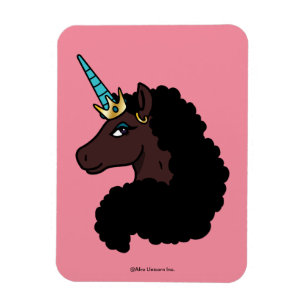 Íman Afro Unicorn Magia
