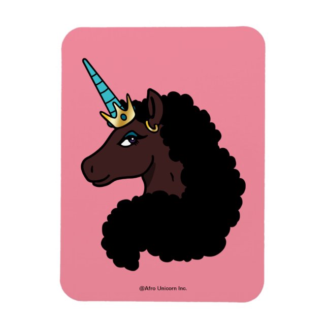 Íman Afro Unicorn | Magia (Vertical)
