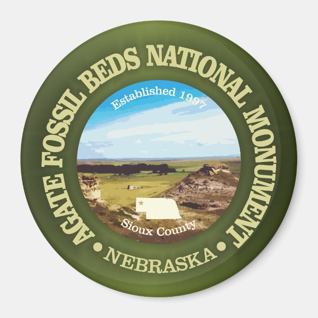 Íman Agate Fossil Beds (NM) (Frente)