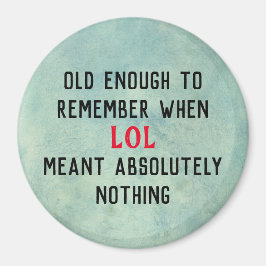 Íman Age Humor Magnet