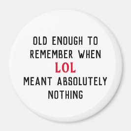 Íman Age Humor Magnet
