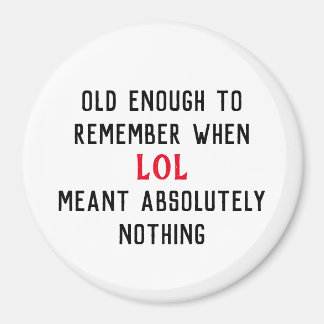 Íman Age Humor Magnet