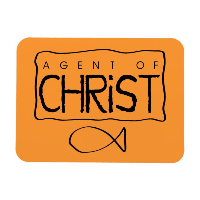 Íman Agente do Cristo Magnet (Horizontal)