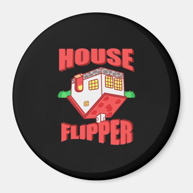 Íman Agente imobiliário House Flipper (Frente)