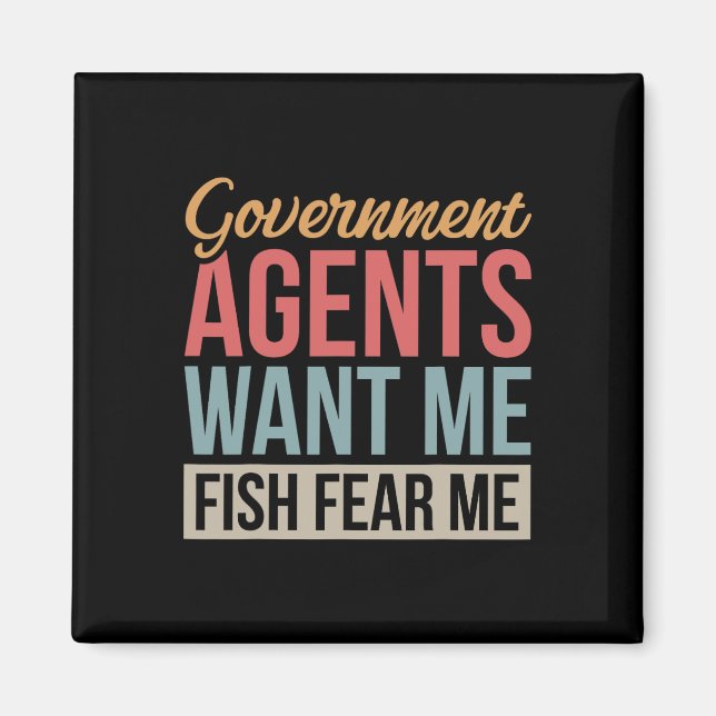 Íman Agentes governos Querem Que Eu Peixe Me Medo (Frente)