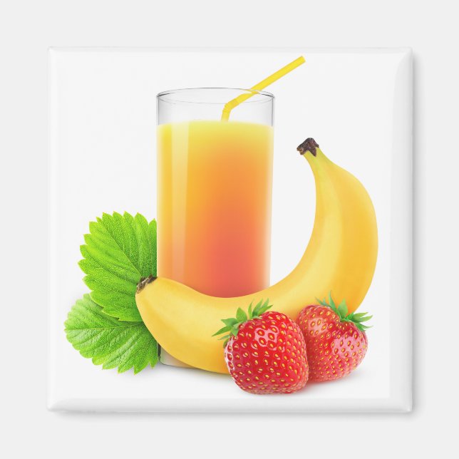 Íman Agitação de morango de banana (Frente)