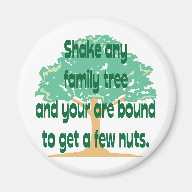 Íman Agitar qualquer árvore familiar (Frente)