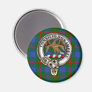 Íman Agnew Clan Crachá & Tartan Magnets