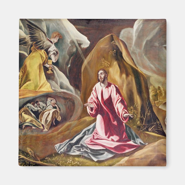 Íman Agonia no Jardim de Gethsemane, c.1590 (Frente)