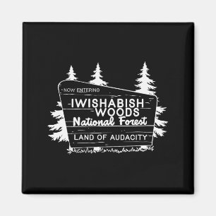 Íman Agora Entrando na Floresta Nacional I Wishabish Wo