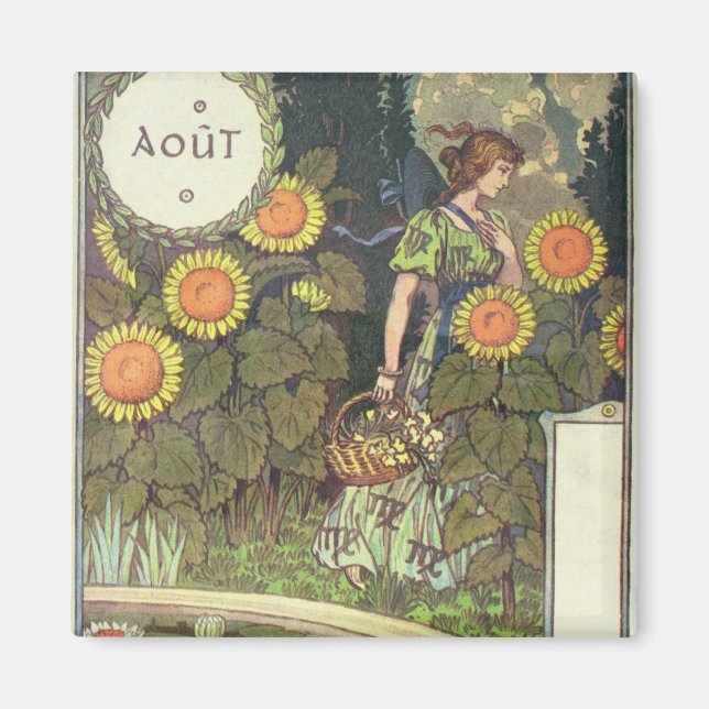 Íman agosto (Frente)