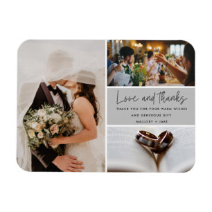 Íman Agradecimento de Amor 3 Foto Casamento Obrigado