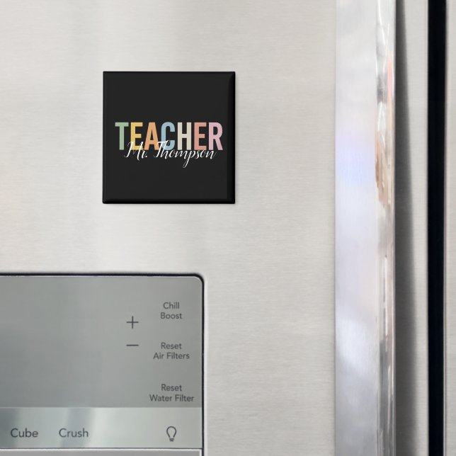 Íman Agradecimento Personalizado ao Professor Volta às  (In Situ (Fridge))