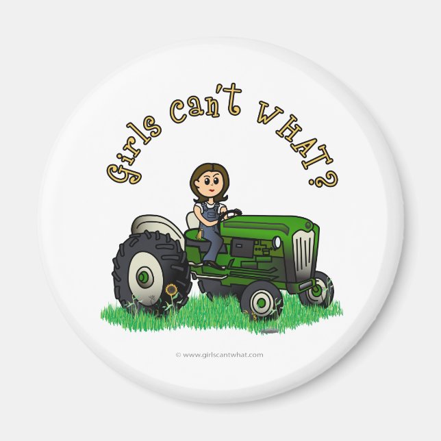 Íman Agricultor Verde Luz (Frente)