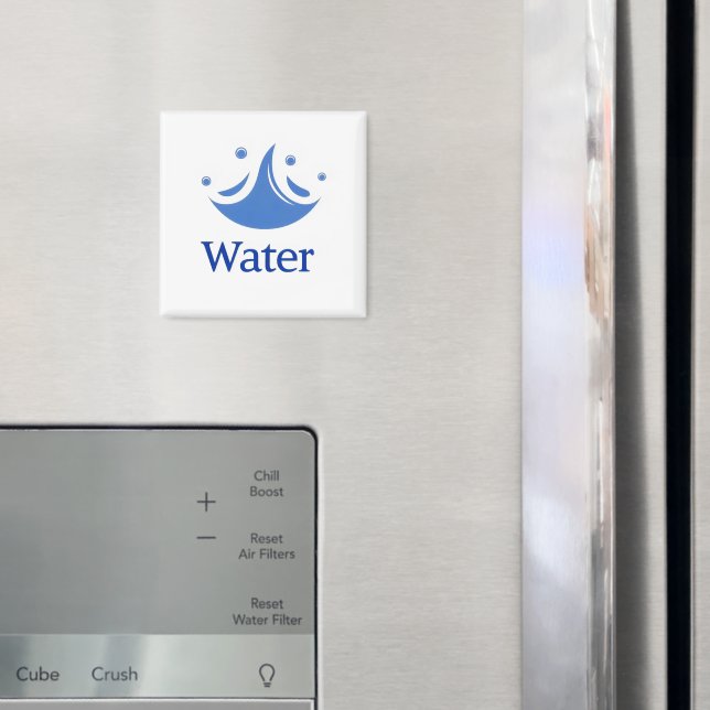 Íman Água Abstrato Azul (In Situ (Fridge))