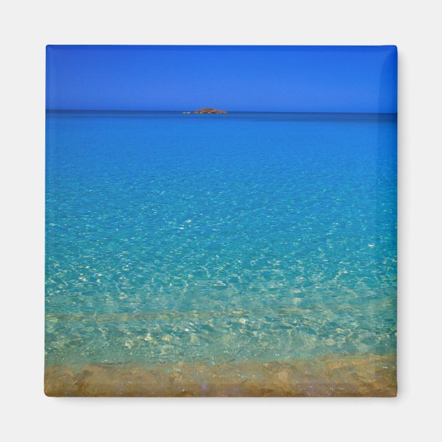 Íman Água azul, Ilhas Exuma, Bahamas. (Frente)